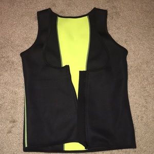 Zip up sauna vest